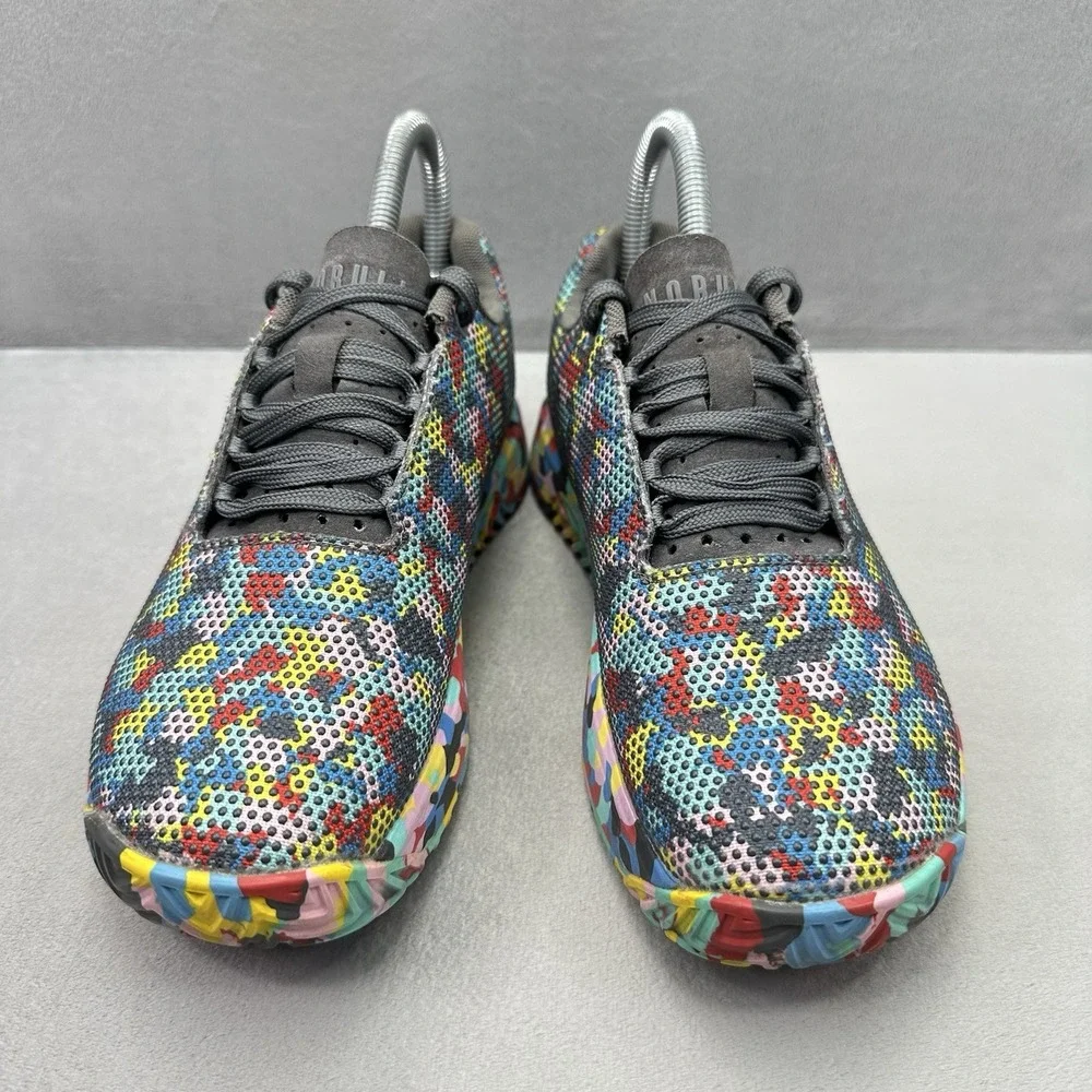 NOBULL Wild Trainer Womens Size 6.5 Shoes Multicolor Pixel Training CrossFit Gym